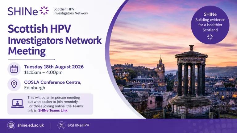 A collaborative meeting focused on advancing HPV research, prevention, screening and vaccination across Scotland.